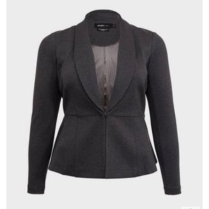 Torrid STUDIO LUXE PONTE PEPLUM BLAZER